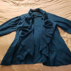 Gently Used George Greenish Blue Woman Cardigan